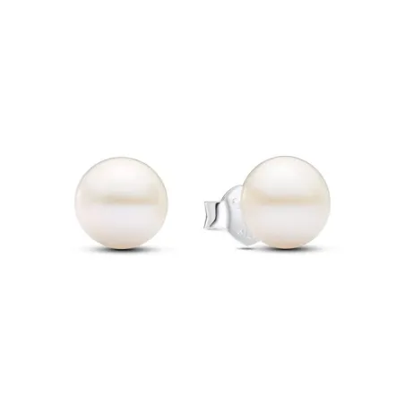 Pendientes Pandora Plata y Perla Cultivada Agua Dulce 293169C01