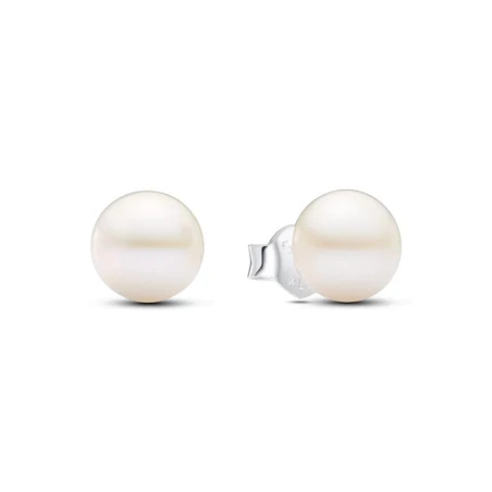 Pendientes Pandora Plata y Perla Cultivada Agua Dulce 293169C01
