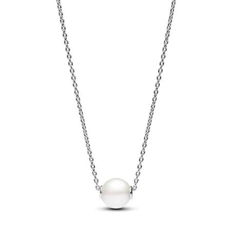 Gargantilla Pandora Plata y Perla Cultivada Agua Dulce 393167C01-45
