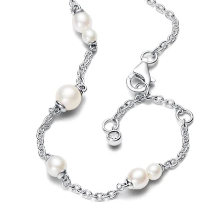 Pulsera Pandora Cadena Plata y Perlas Cultivadas de Agua Dulce 593172C01