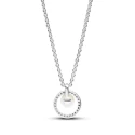 Gargantilla Pandora Plata, Circonitas y Perla Cultivada Agua Dulce 393165C01-45