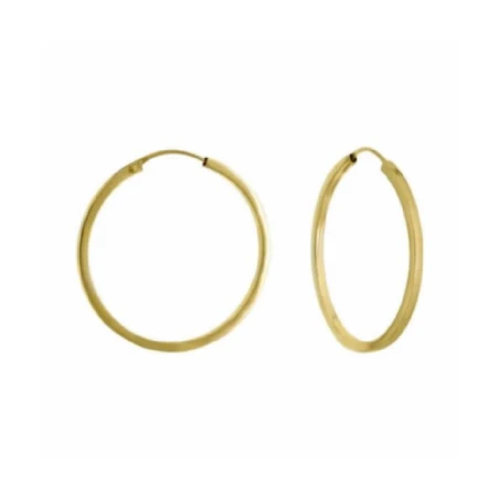 Pendientes Aro Tubo Cuadrado Oro Amarillo 6419481P20