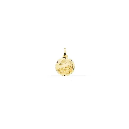 Colgante Medalla Niño Pesebre Oro Amarillo 6159339314