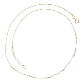Collar Oro Amarillo y Bolitas 0150465CO