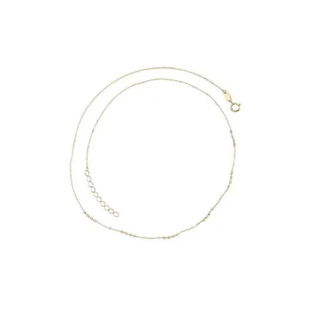 Collar Oro Amarillo y Bolitas 0150465CO