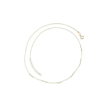 Collar Oro Amarillo y Bolitas 0150465CO