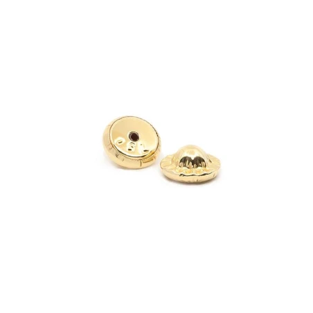 Pendientes Eles Mariposa Oro y Esmalte Rojo y blanco Bebé 69AP 71/NB