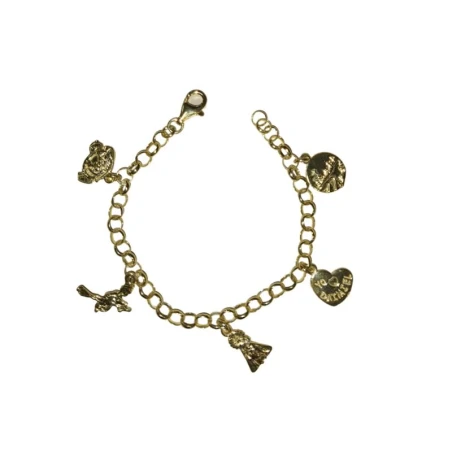Pulsera Plata chapada Oro Amarllo Daimiel PUL-DAI/CH