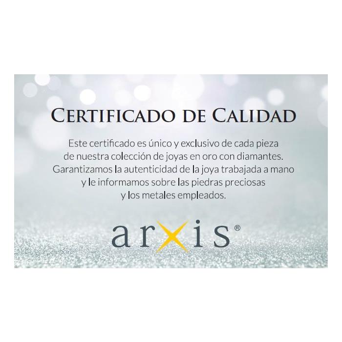 Anillo Oro blanco 18kts con diamante 0,25Qts