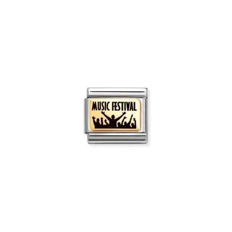 Composable Classic PLACAS (IC) en acero y oro 750 Music Festival