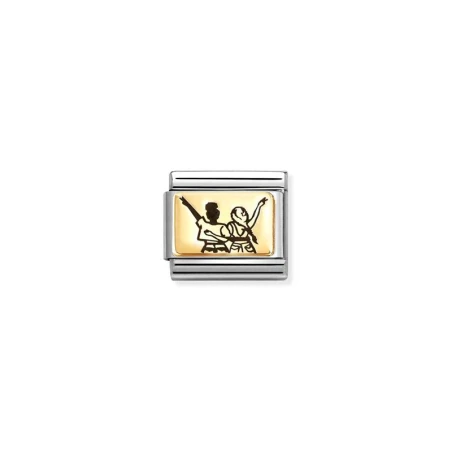 Composable Classic PLACAS (IC) en acero y oro 750 Amigas