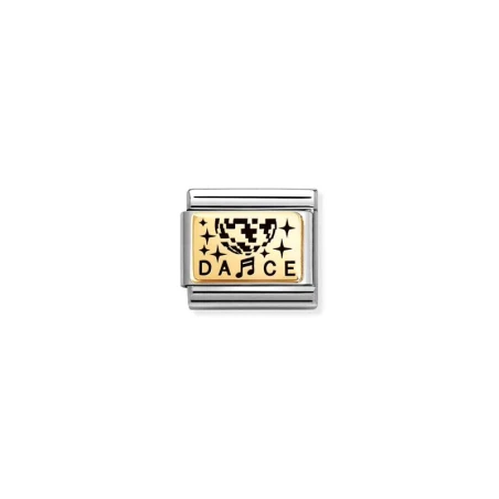 Composable Classic PLACAS (IC) en acero y oro 750 Bola Estroboscopica