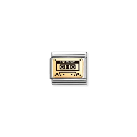 Composable Classic PLACAS (IC) en acero y oro 750 Casete