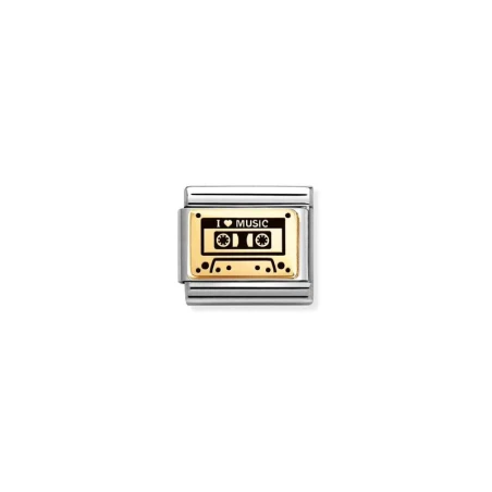 Composable Classic PLACAS (IC) en acero y oro 750 Casete