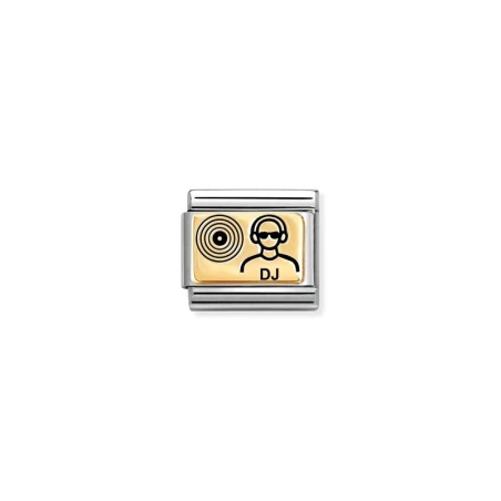 Composable Classic PLACAS (IC) en acero y oro 750 DJ