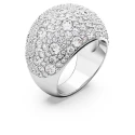 Anillo Swarovski Luna Baño Rodio y Cristales Blancos 5677135
