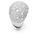 Anillo Swarovski Luna Baño Rodio y Cristales Blancos 5677135