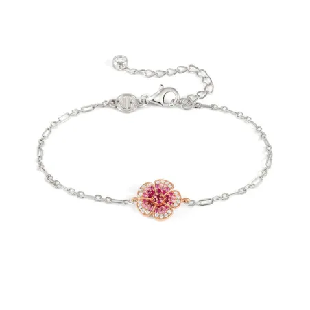 Pulsera Nomination Crysalis Plata y Flor Circonitas Rosas, Fucisa y Blancas 241107/010