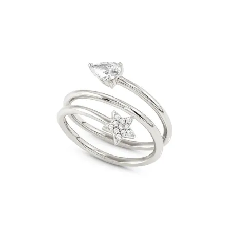 Anillo Nomination Lucentissima Plata Estrella y Gota Circonitas 240707/009