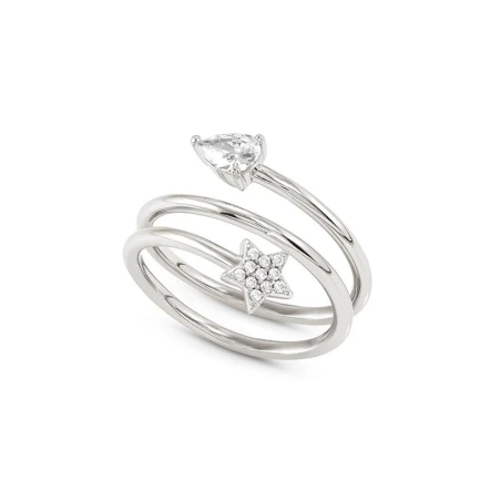 Anillo Nomination Lucentissima Plata Estrella y Gota Circonitas 240707/009