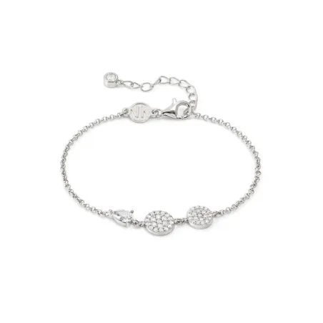 Pulsera Nomination Lucentissima Círculos Plata y Circonitas Blancas Gota 240709/009
