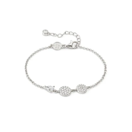 Pulsera Nomination Lucentissima Círculos Plata y Circonitas Blancas Gota 240709/009