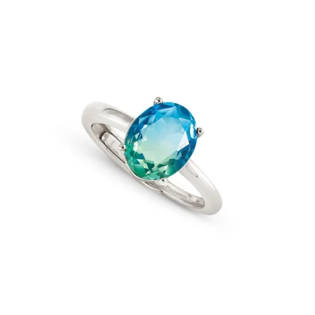 Anillo Nomination Symbiosi Plata y Piedra Azul y Verde 240807/025