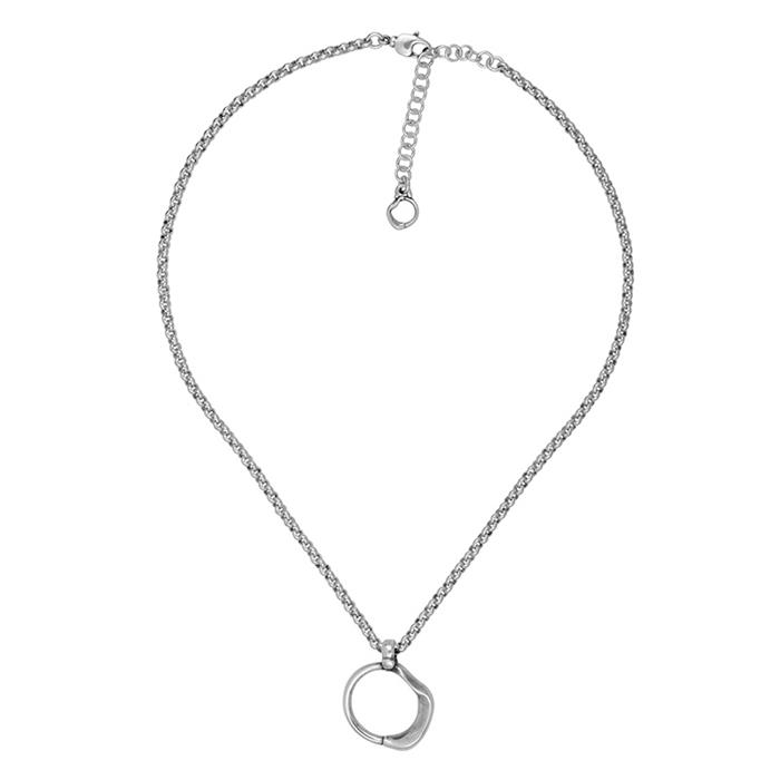 Gargantilla Corta Ciclón Mar y Tierra Baño Plata 232803