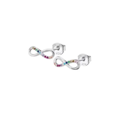 Pendientes Lotus Silver Infinito Plata y Circonitas Multicolor LP1872-4/4