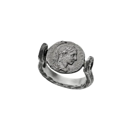 Sortija Marina García Plata Moneda Mito 9965SOTTT18