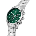 Reloj Maserati Attrazione Hombre Plateado y Verde Cronógrafo R8853151011