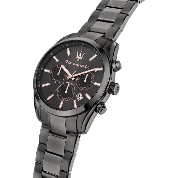 Reloj Maserati Attrazione Hombre Gris Metalizado Cronógrafo R8853151001