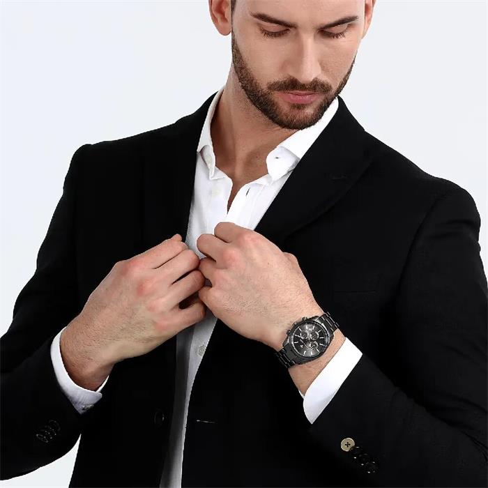 Reloj Maserati Attrazione Hombre Gris Metalizado Cronógrafo R8853151001