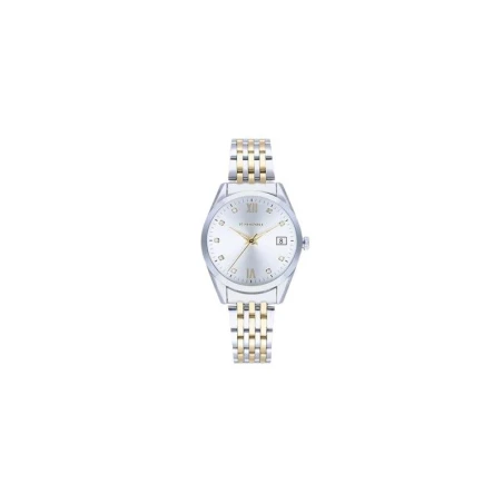 Reloj Radiant Legacy Plateado y Dorado Analógico Mujer RA642203