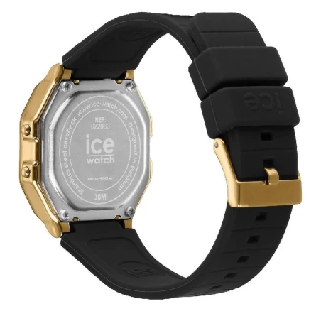 Reloj Ice Watch Retro Negro y Dorado Digital Mujer 022064