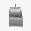 Pendientes Victoria Cruz Aro Ancho Satinado Plata Baño Rodio A4803-HT