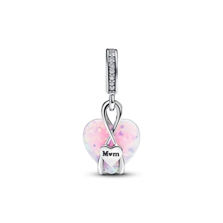 Charm Colgante Pandora Corazón Opalescente Mamá 793202C01