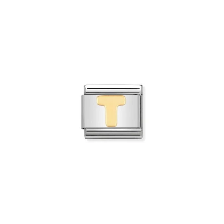 Componible Classic LETRAS acero y oro de 18k (20_T)