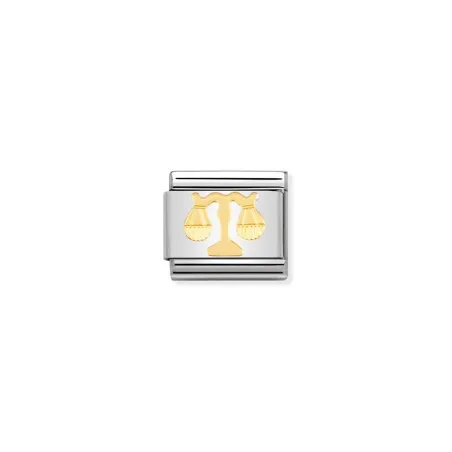 Componible Classic ZODIACO acero y oro de 18k (07_libra)