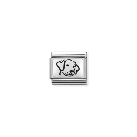 Composable Classic PLACAS OXIDADAS 2 acero y plata 925 (06_Perro)