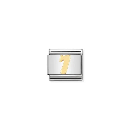 Componible Classic NUMEROS acero y oro de 18k (07_7)
