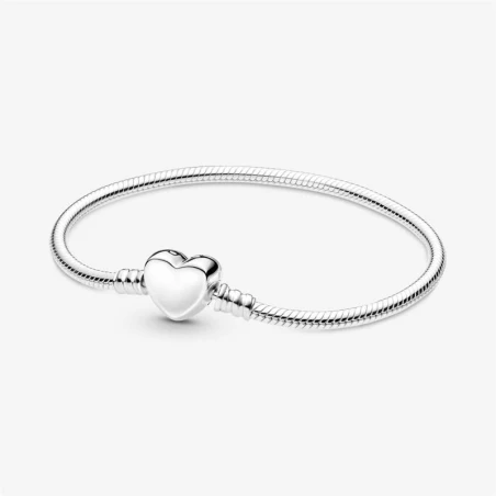 Pulsera Pandora Moments Corazón Grabable 599206C00