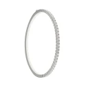 Pulsera Salvatore Riviere Mujer Plata Baño Rodio y Circonitas Blancas 211P0025