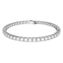 Pulsera Swarovski Matrix Tennis Baño Rodio y Cristales Blancos 5648936