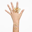 Pulsera Swarovski Matrix Tennis Baño Oro y Cristales Blancos 5657665