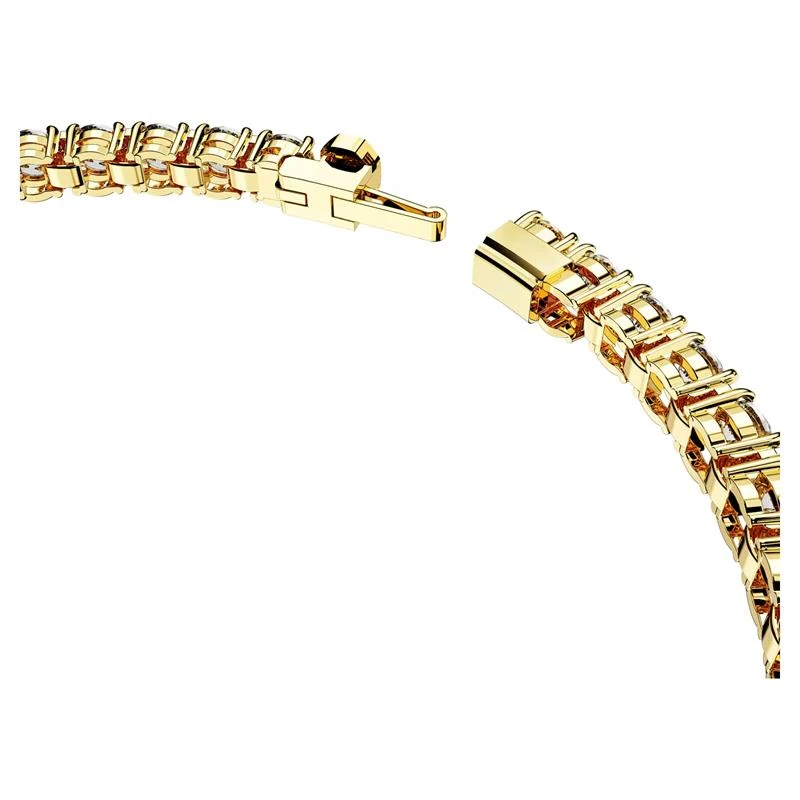 Pulsera Swarovski Matrix Tennis Baño Oro y Cristales Blancos 5657665