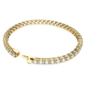 Pulsera Swarovski Matrix Tennis Baño Oro y Cristales Blancos 5657665
