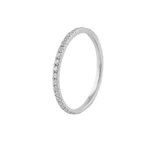 Anillo Itemporality Lux  Infinity Oro Blanco y Diamantes 1.50 Mm 0.51 Cts Hsi GRN-101-216 2