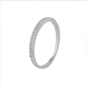 Anillo Itemporality Lux Oro Blanco y Diamantes 0.08 Cts  Hsi2 GRN-101-236
