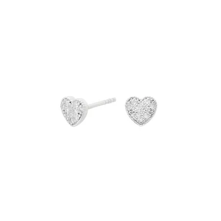 Pendientes Itemporality Lux Corazones Oro Blanco 18Kt y Diamantes 0,088 Cts Hsi2 GEA-101-026-UU